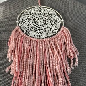 Handcrafted Dreamcatcher pink